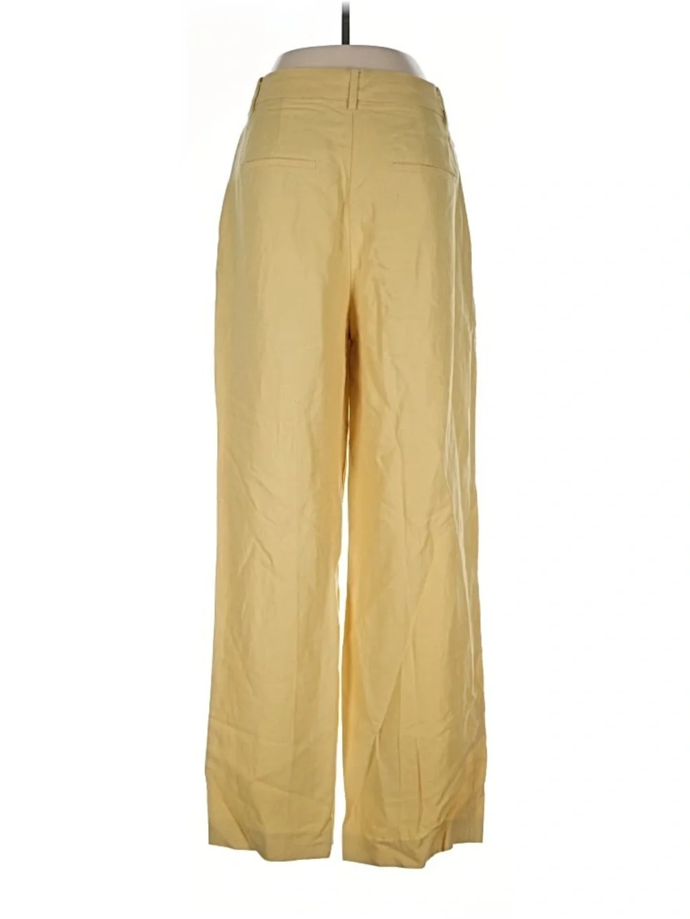 ARITZIA Wilfred High-Rise Pleated Pants in Mustard Yellow